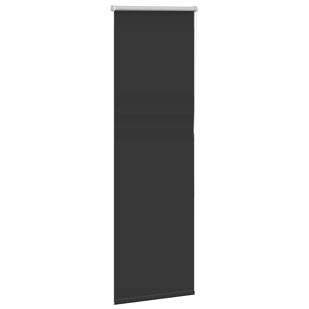 Verdunkelungsrollo Schwarz 55x175 cm Stoffbreite 50,7 cm