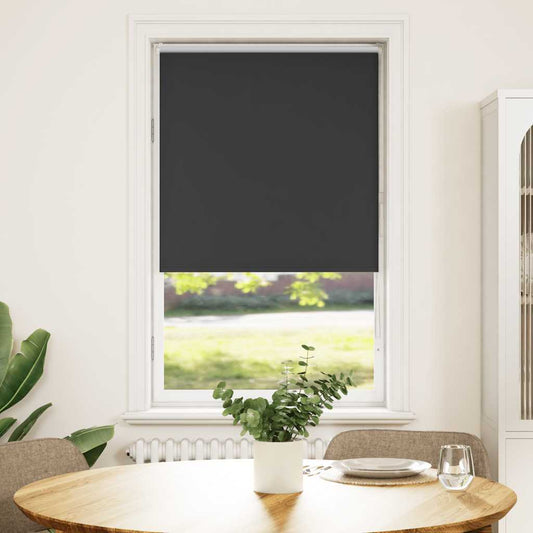Verdunkelungsrollo Schwarz 85x175 cm Stoffbreite 80,7 cm