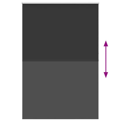 Verdunkelungsrollo Schwarz 150x210 cm Stoffbreite 146,6 cm