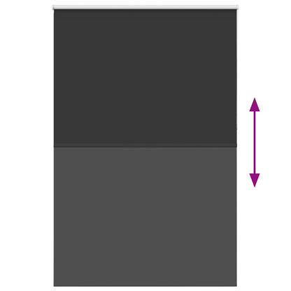 Verdunkelungsrollo Schwarz 160x210 cm Stoffbreite 156,6 cm
