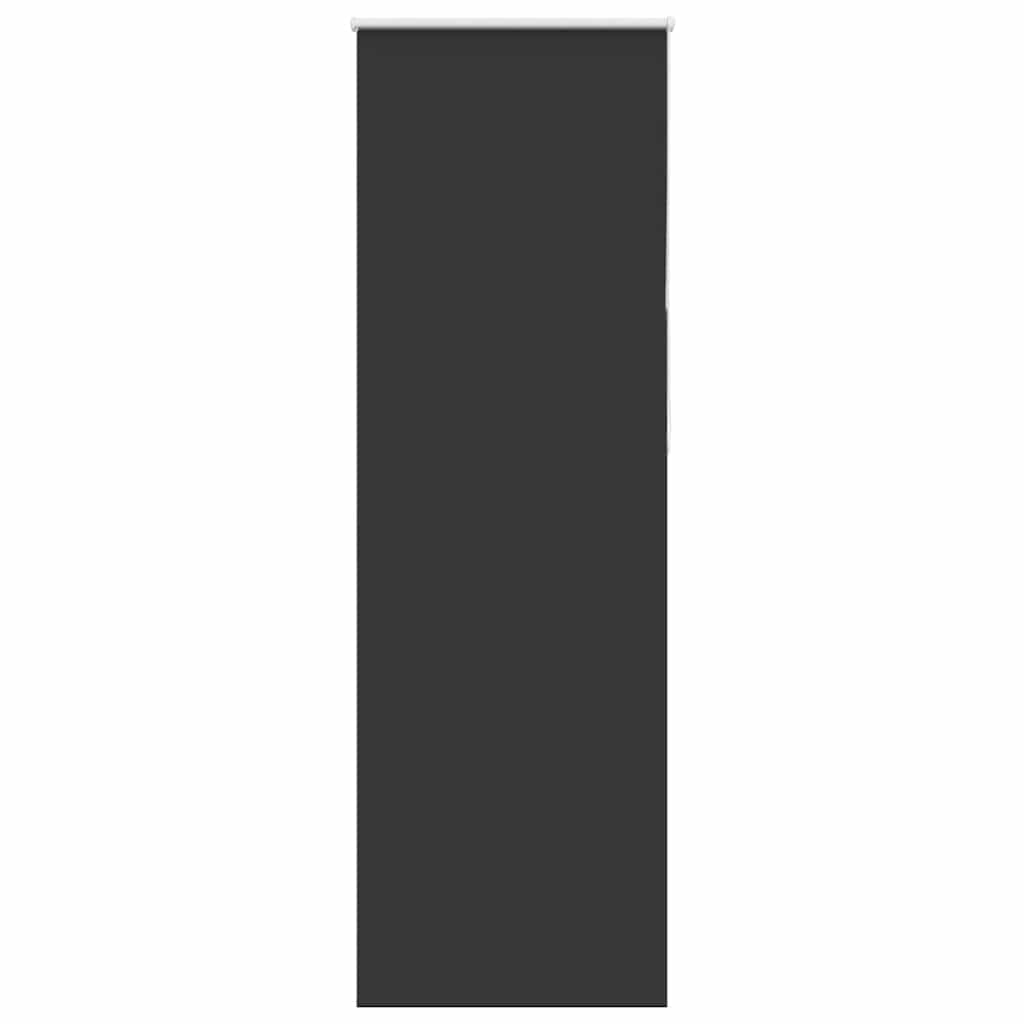 Verdunkelungsrollo Schwarz 75x230 cm Stoffbreite 70,7 cm