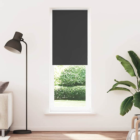 Verdunkelungsrollo Schwarz 85x230 cm Stoffbreite 80,7 cm