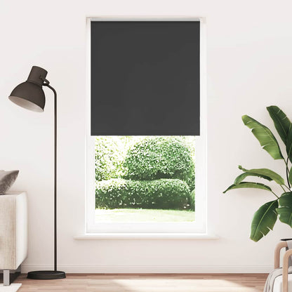 Verdunkelungsrollo Schwarz 100x230 cm Stoffbreite 95,7cm