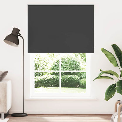 Verdunkelungsrollo Schwarz 145x230 cm Stoffbreite 141,6 cm