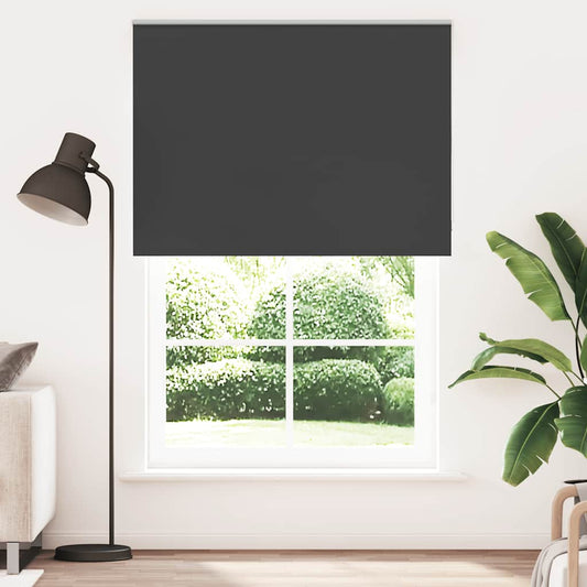 Verdunkelungsrollo Schwarz 145x230 cm Stoffbreite 141,6 cm