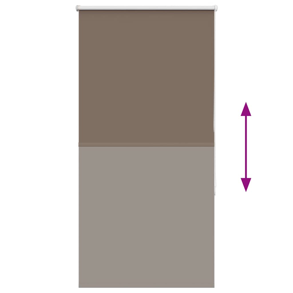 Verdunkelungsrollo Kaffeebraun 75x130cm Stoffbreite 70,7 cm