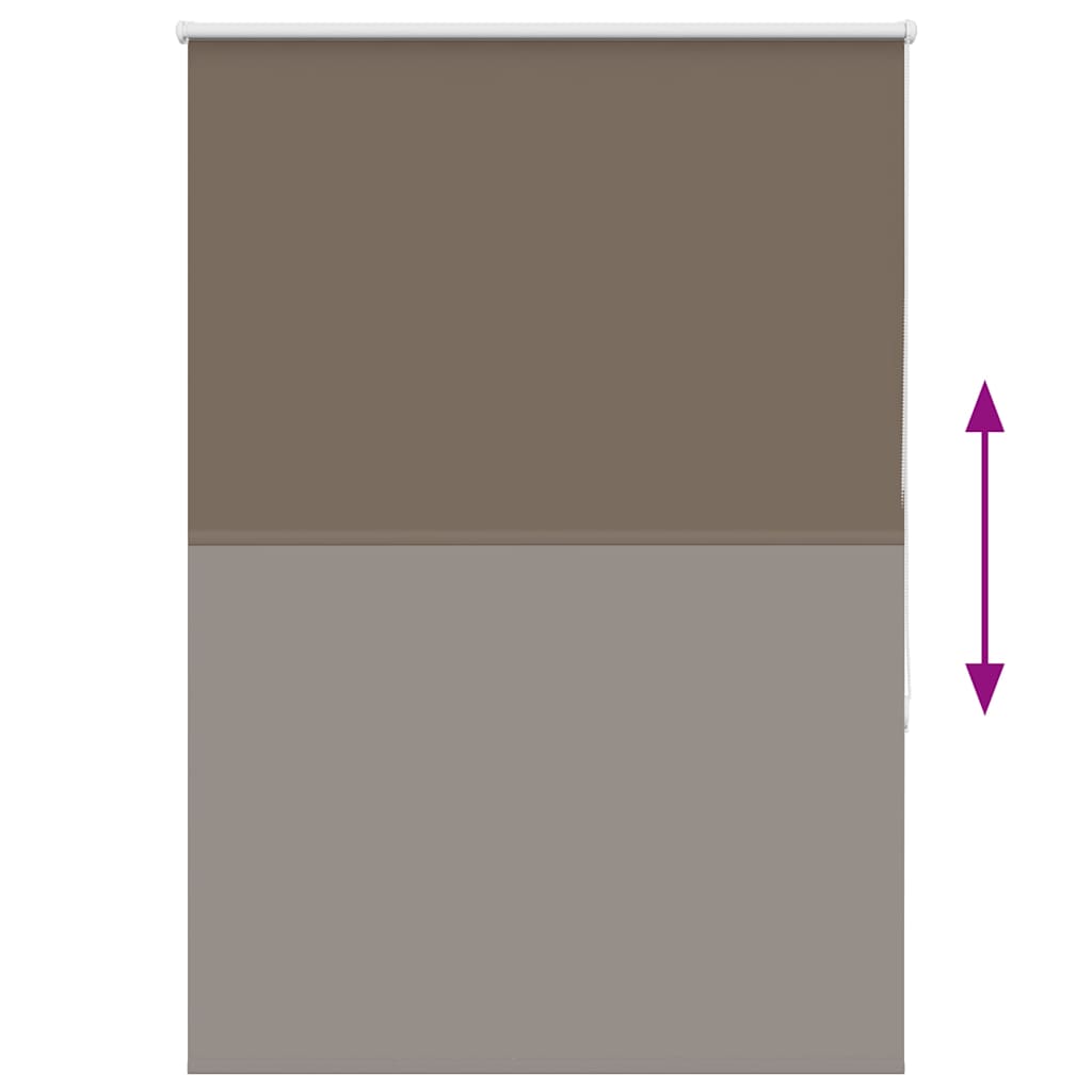 Verdunkelungsrollo Kaffeebraun 90x130cm Stoffbreite 85,7 cm