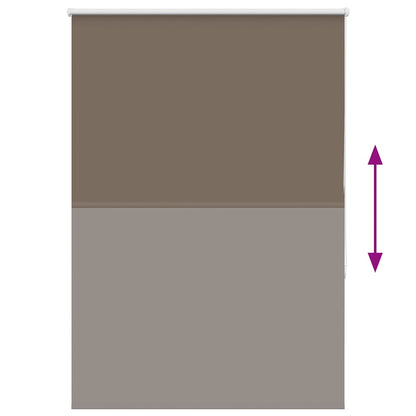 Verdunkelungsrollo Kaffeebraun 90x130cm Stoffbreite 85,7 cm