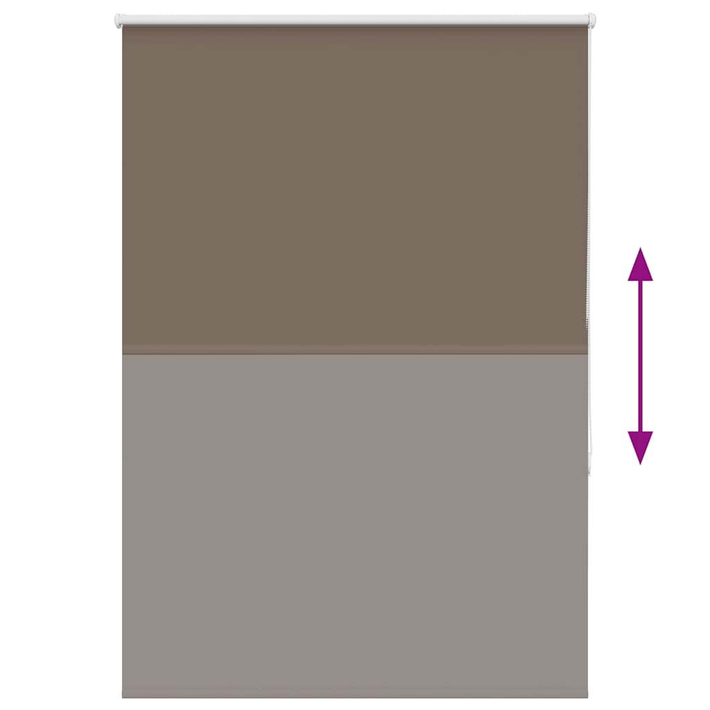 Verdunkelungsrollo Kaffeebraun 95x130cm Stoffbreite 90,7 cm