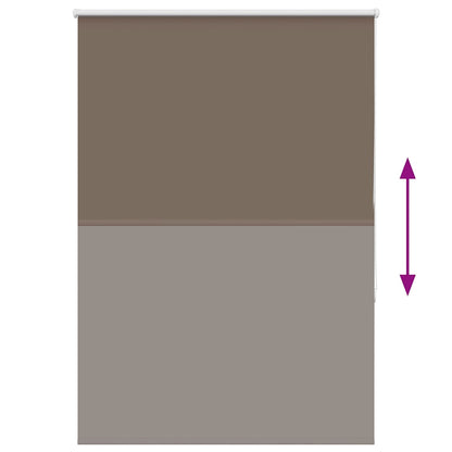 Verdunkelungsrollo Kaffeebraun 95x130cm Stoffbreite 90,7 cm