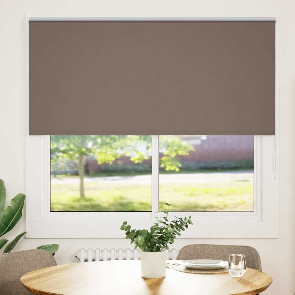 Verdunkelungsrollo Kaffeebraun 150x130cm Stoffbreite 146,6 cm