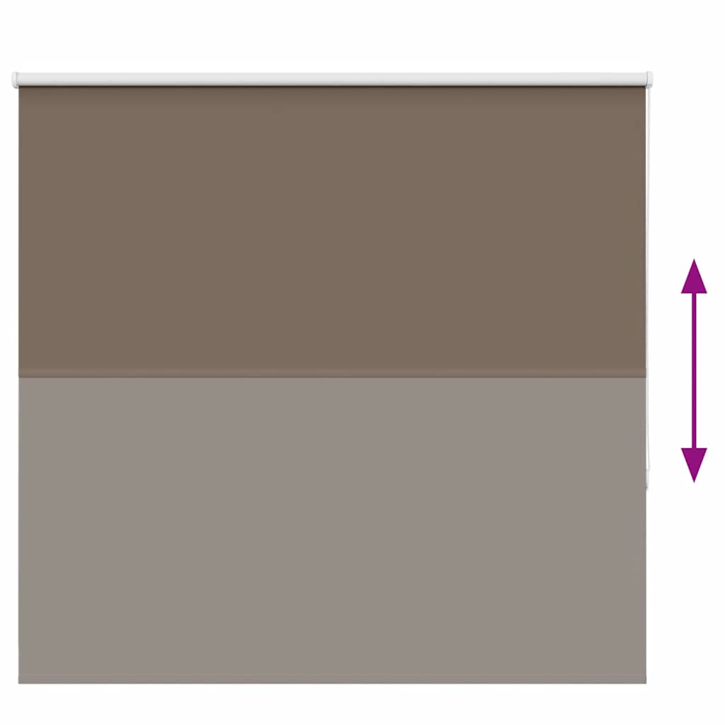 Verdunkelungsrollo Kaffeebraun 165x130cm Stoffbreite 161,6cm