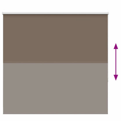 Verdunkelungsrollo Kaffeebraun 165x130cm Stoffbreite 161,6cm
