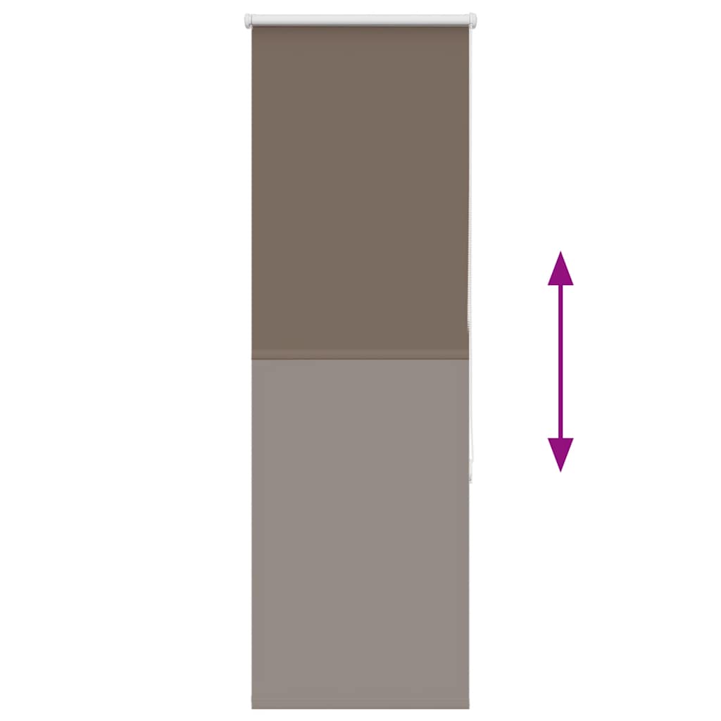 Verdunkelungsrollo Kaffeebraun 60x150cm Stoffbreite 55,7 cm