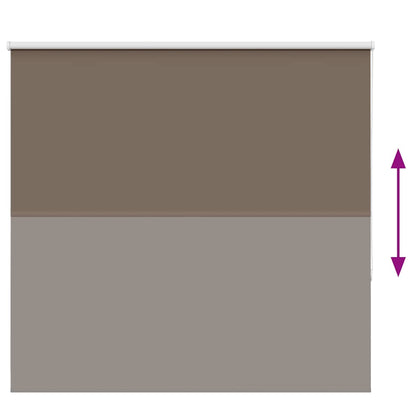 Verdunkelungsrollo Kaffeebraun 165x150 cm Stoffbreite 161,6 cm