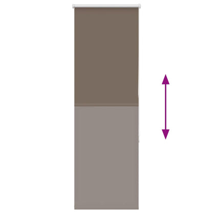 Verdunkelungsrollo Kaffeebraun 45x175cm Stoffbreite 40,7 cm