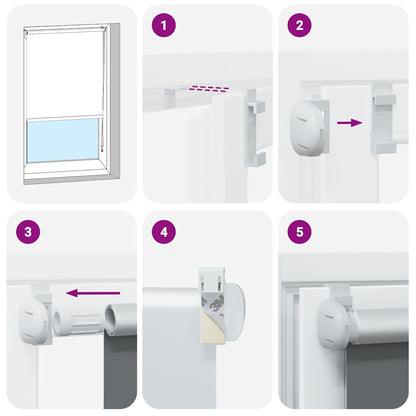 Verdunkelungsrollo Kaffeebraun 95x175cm Stoffbreite 90,7 cm