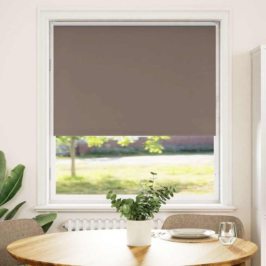 Verdunkelungsrollo Kaffeebraun 110x175 cm Stoffbreite 105,7 cm