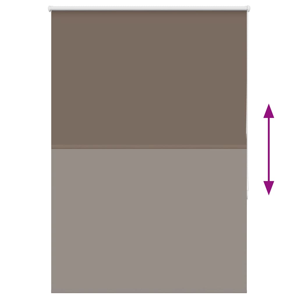 Verdunkelungsrollo Kaffeebraun 115x175 cm Stoffbreite 110,7 cm