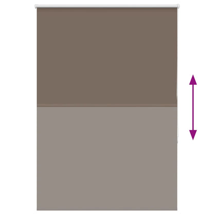 Verdunkelungsrollo Kaffeebraun 115x175 cm Stoffbreite 110,7 cm