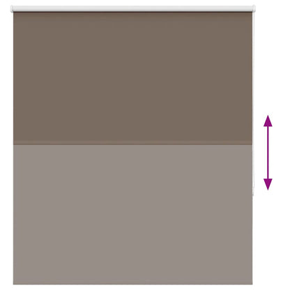 Verdunkelungsrollo Kaffeebraun 120x175 cm Stoffbreite 116,6 cm