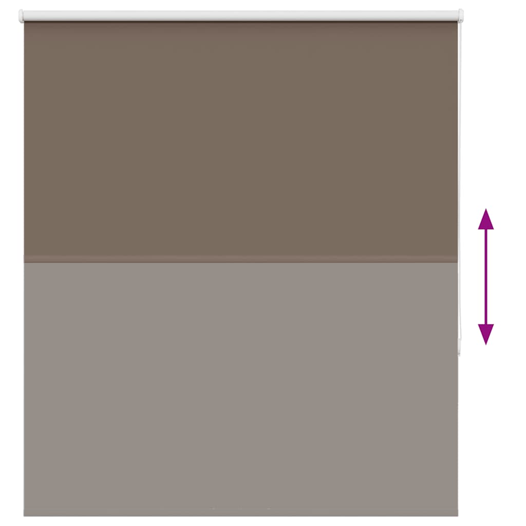 Verdunkelungsrollo Kaffeebraun 135x175 cm Stoffbreite 131,6 cm