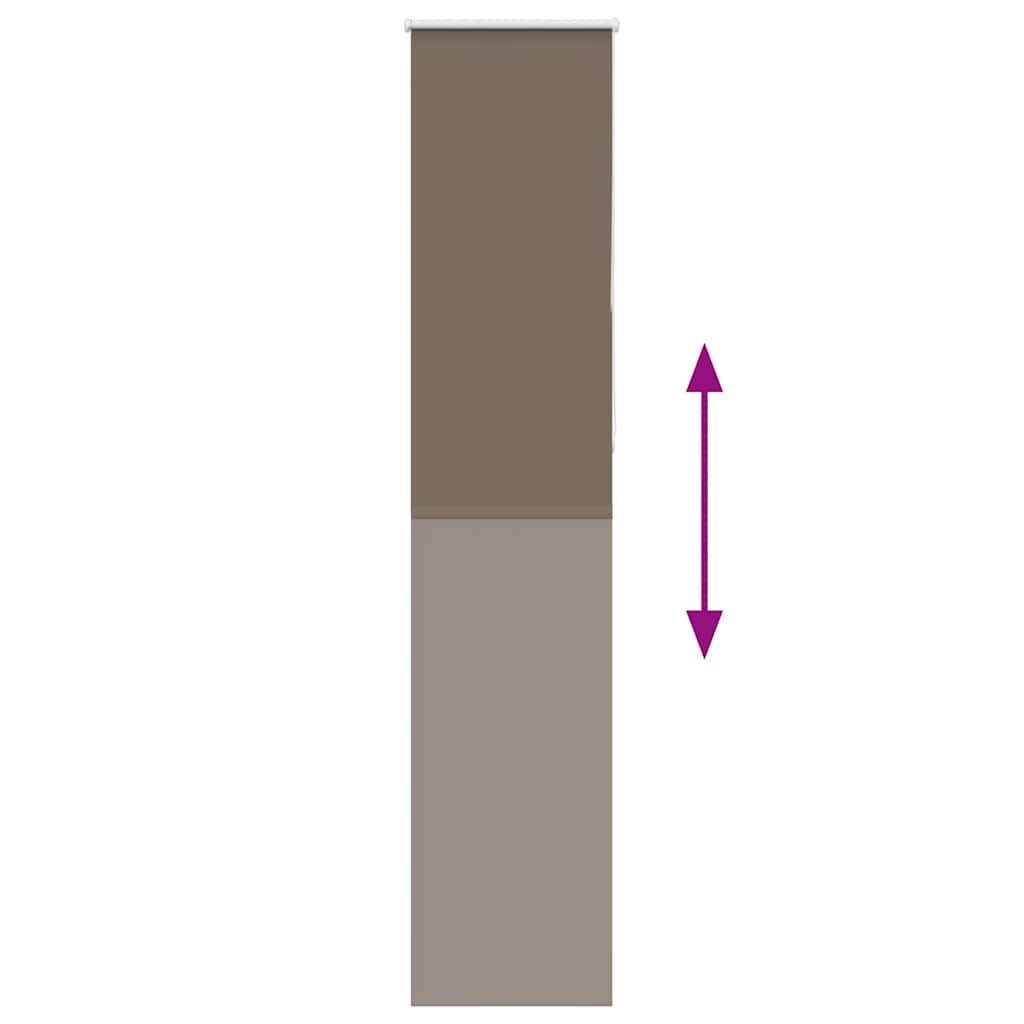 Verdunkelungsrollo Kaffeebraun 40x210cm Stoffbreite 35,7 cm