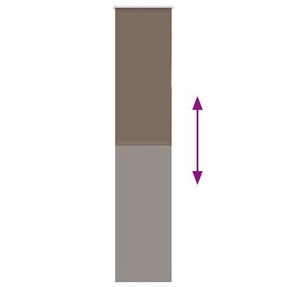Verdunkelungsrollo Kaffeebraun 60x210cm Stoffbreite 55,7 cm