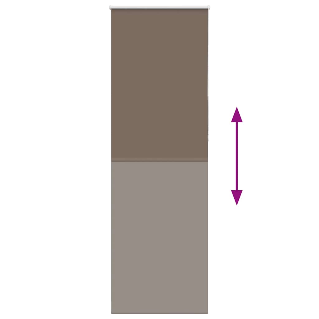Verdunkelungsrollo Kaffeebraun 75x210cm Stoffbreite 70,7 cm