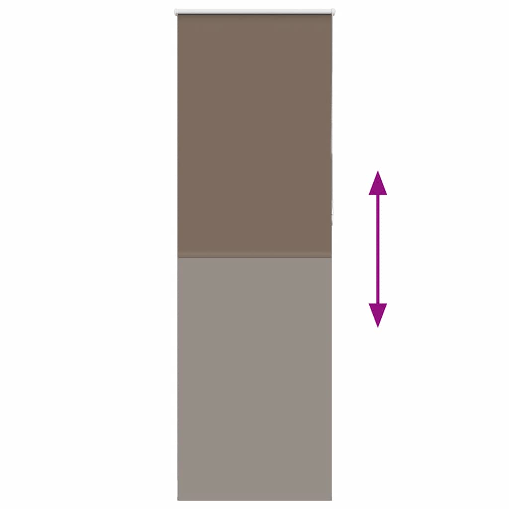 Verdunkelungsrollo Kaffeebraun 85x210cm Stoffbreite 80,7 cm