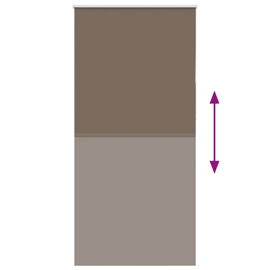 Verdunkelungsrollo Kaffeebraun 90x210cm Stoffbreite 85,7 cm