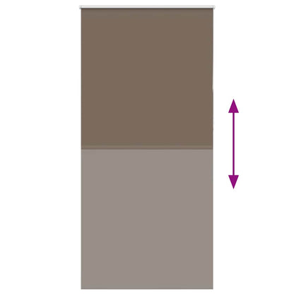 Verdunkelungsrollo Kaffeebraun 90x210cm Stoffbreite 85,7 cm