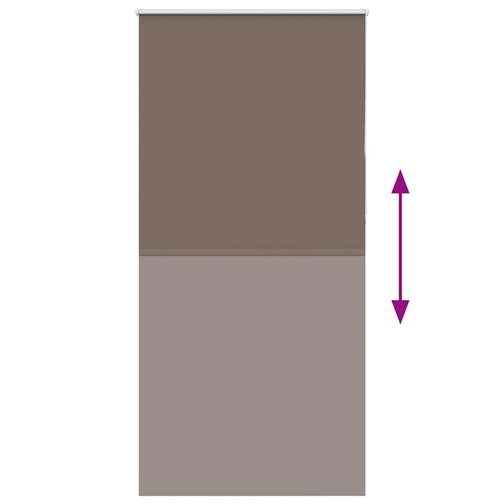Verdunkelungsrollo Kaffeebraun 110x210 cm Stoffbreite 105,7 cm