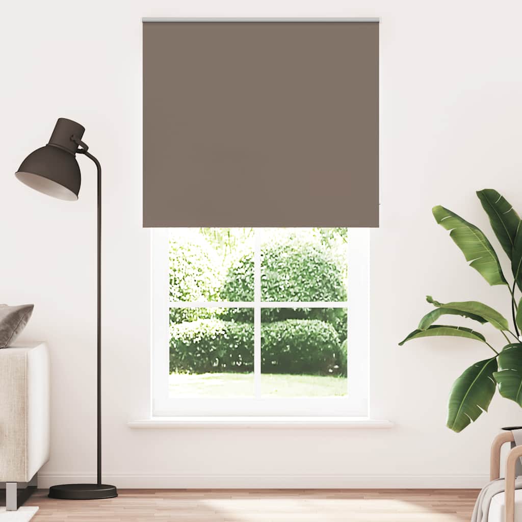 Verdunkelungsrollo Kaffeebraun 130x210 cm Stoffbreite 126,6 cm