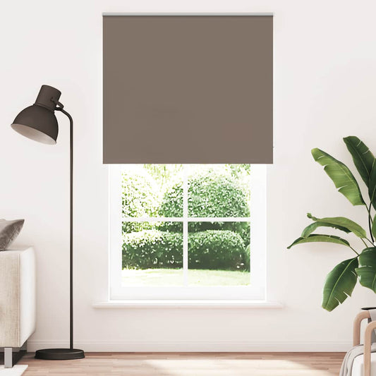 Verdunkelungsrollo Kaffeebraun 130x210 cm Stoffbreite 126,6 cm
