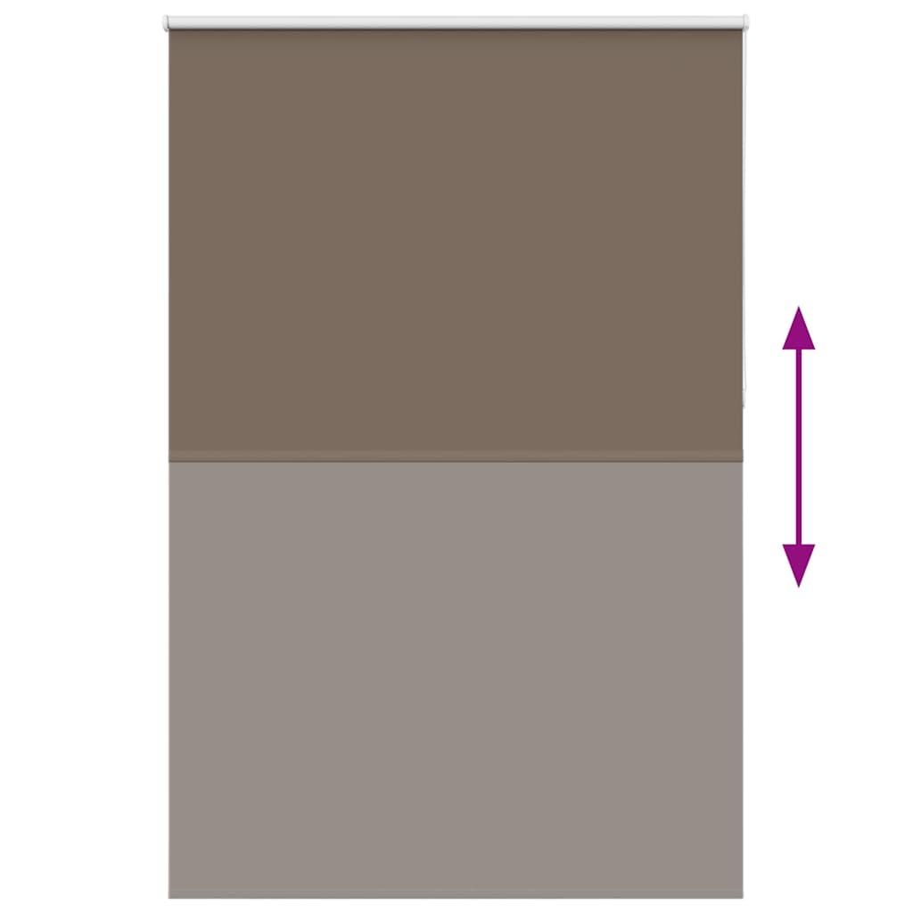Verdunkelungsrollo Kaffeebraun 150x210cm Stoffbreite 146,6 cm