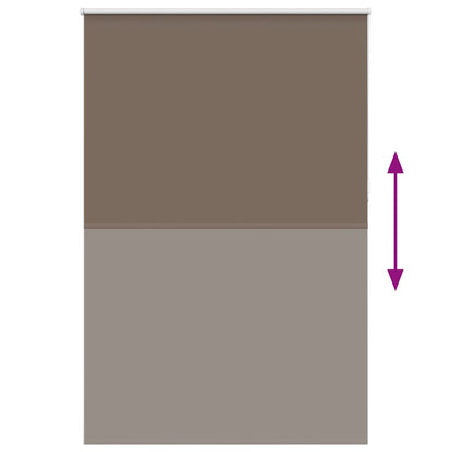 Verdunkelungsrollo Kaffeebraun 160x210 cm Stoffbreite 156,6 cm