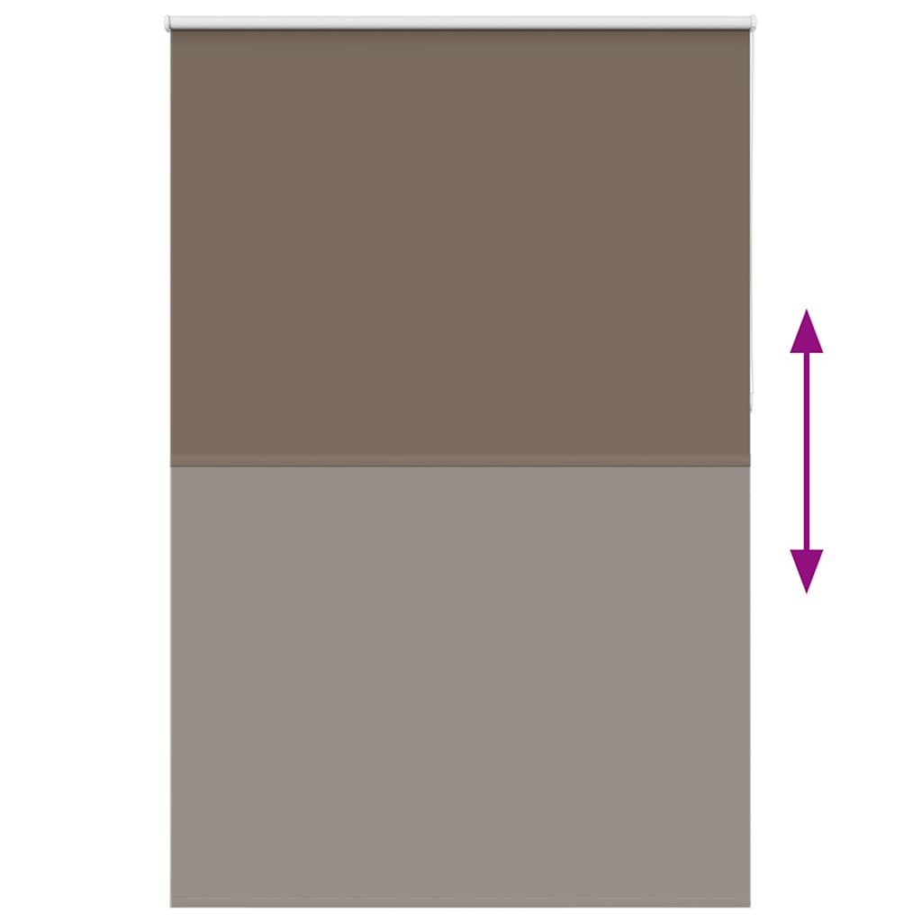 Verdunkelungsrollo Kaffeebraun 165x210 cm Stoffbreite 161,6 cm