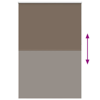 Verdunkelungsrollo Kaffeebraun 165x210 cm Stoffbreite 161,6 cm