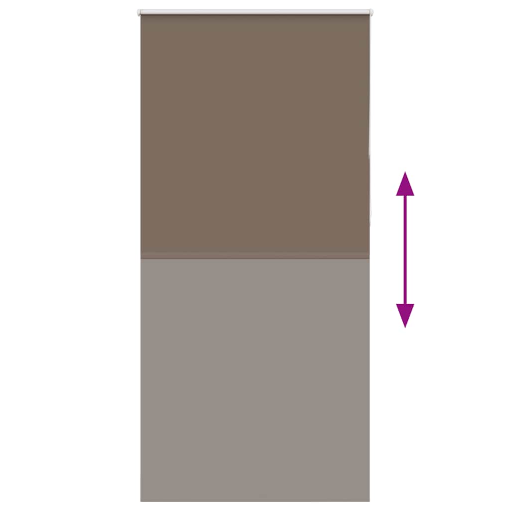 Verdunkelungsrollo Kaffeebraun 110x230 cm Stoffbreite 105,7 cm