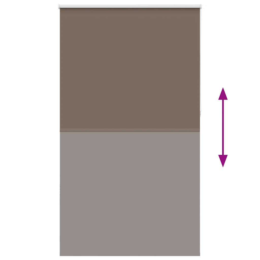 Verdunkelungsrollo Kaffeebraun 120x230 cm Stoffbreite 116,6 cm