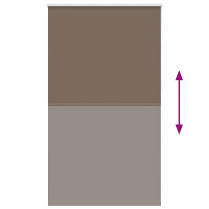Verdunkelungsrollo Kaffeebraun 120x230 cm Stoffbreite 116,6 cm