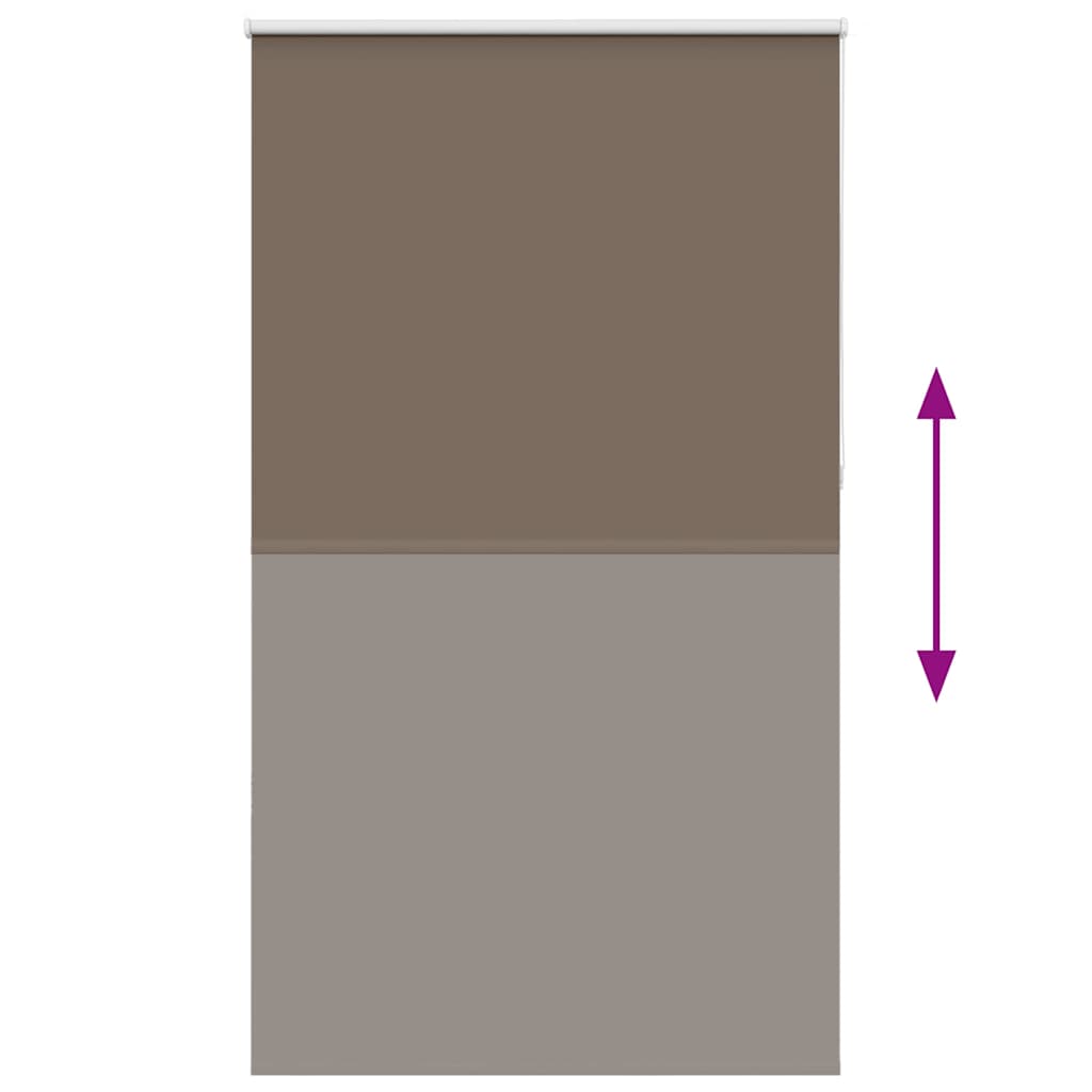 Verdunkelungsrollo Kaffeebraun 130x230 cm Stoffbreite 126,6 cm