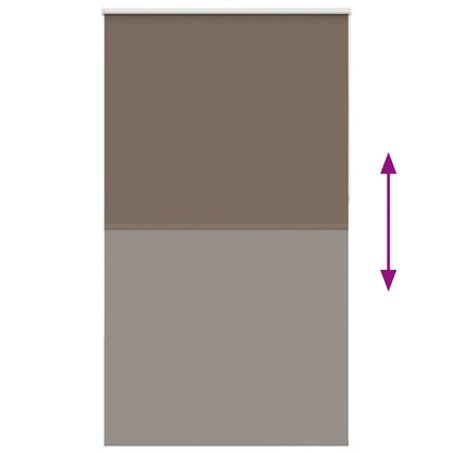 Verdunkelungsrollo Kaffeebraun 130x230 cm Stoffbreite 126,6 cm