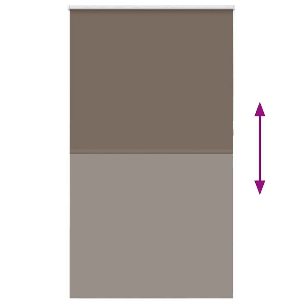 Verdunkelungsrollo Kaffeebraun 135x230 cm Stoffbreite 131,6 cm