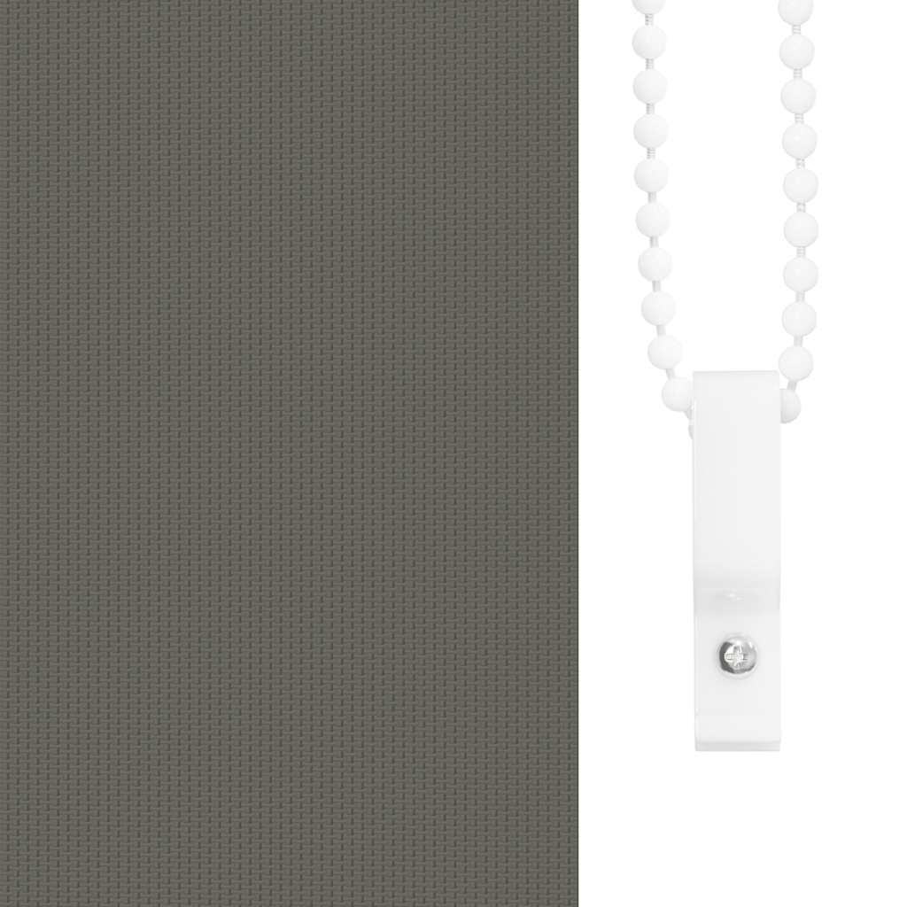 Verdunkelungsrollo Grau 80x130 cm Stoffbreite 75,7 cm Polyester