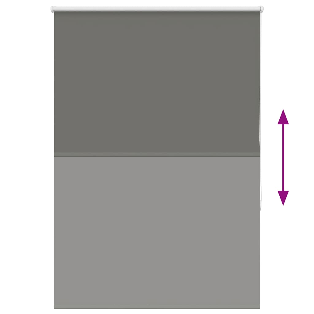 Verdunkelungsrollo Grau 105x150cm Stoffbreite 100,7cm Polyester