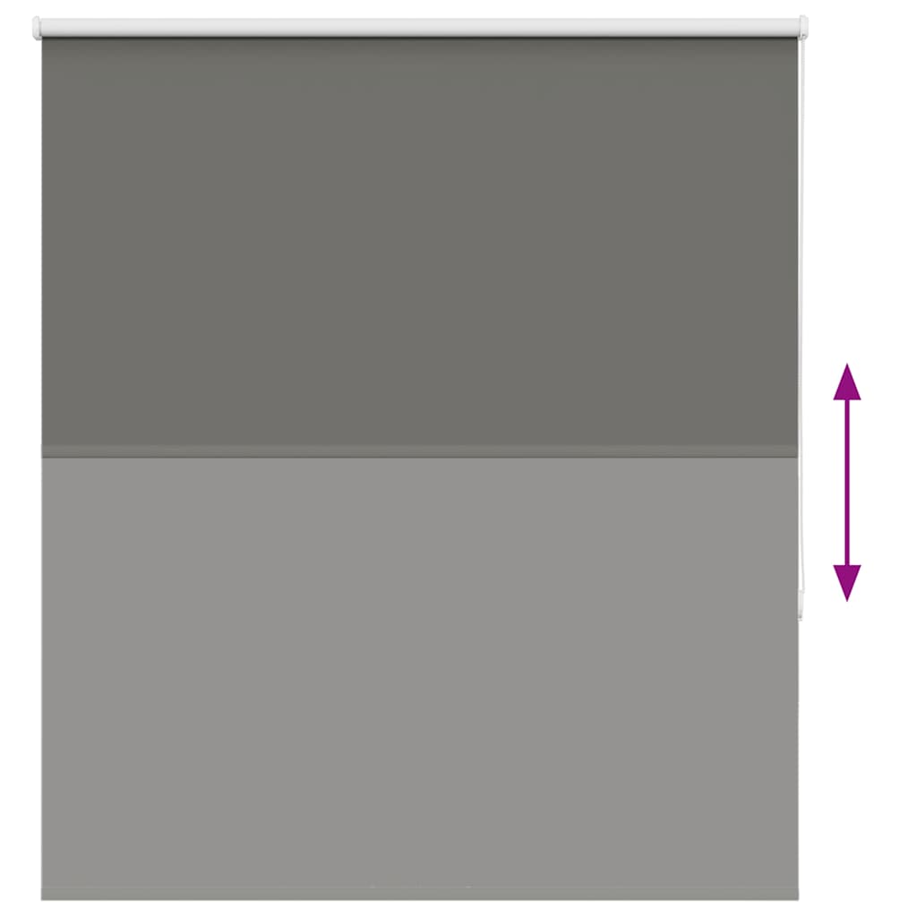 Verdunkelungsrollo Grau 130x150cm Stoffbreite 126,6cm Polyester