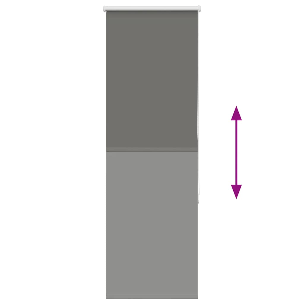 Verdunkelungsrollo Grau 60x175 cm Stoffbreite 55,7 cm Polyester