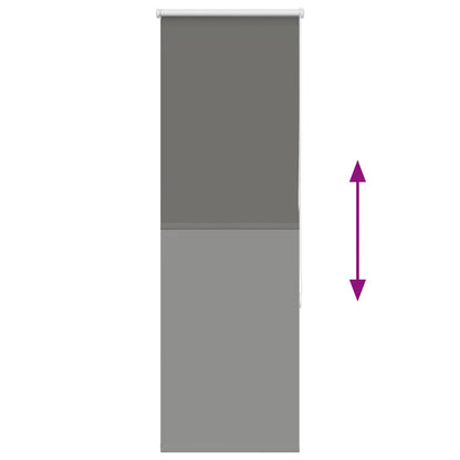 Verdunkelungsrollo Grau 60x175 cm Stoffbreite 55,7 cm Polyester